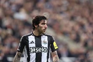 至少1亿镑！天空：纽卡强烈反对放走托纳利，曼联枪手曼城均有意