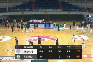 CUBAL-清华大学狂胜东北电力77分迎开门红！俞皓天20分钟25分