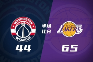 半场战报-湖人领先奇才21分 詹姆斯14+4+6里夫斯11+2+9艾顿10+4+2