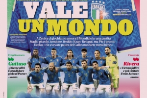 米体头版：一个长达12年的梦，意大利值得一届世界杯