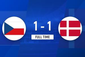 90分钟战报-捷克1-1丹麦进加时 苏尔克凌空斩闪击安诺森救主