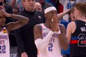 雷霆活塞裁判报告：1次漏判不利活塞 SGA末节绝杀前确认进攻犯规