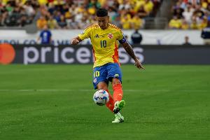 官方：J罗对阵法国次日严重脱水被送医，目前情况已经好转