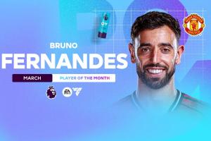 荣膺最佳！B费3月份创造机会、参与进球等四项数据英超居首