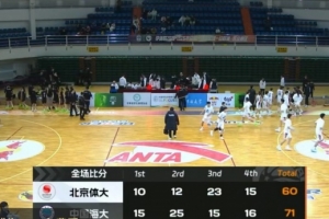 CUBAL-中国海大击败北体大 张荣荷23+7 孙恬馨18+18