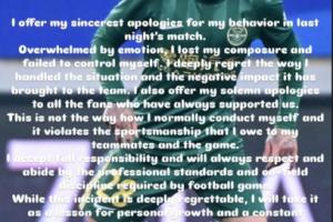 薅李镇全头发染红！米特里策发文致歉