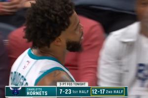 后羿顶号了？黄蜂下半场三分17中12射翻森林狼 上半场仅23中7