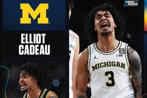 场均16分6助3断！密歇根州大后卫埃利奥特·卡多获得疯三MOP