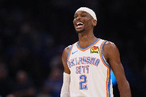 太轻松！亚历山大半场7中6高效拿下15分6助攻 正负值+20