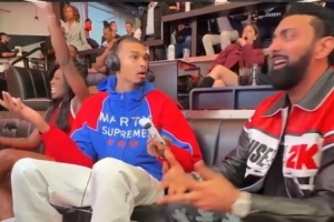 打2K被对手用詹姆斯迎着自己上篮绝杀！文班：我干扰不到啊