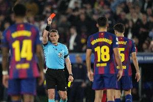 每体：巴萨清楚无论如何比赛都不会重新仲裁，但确实希望得到解释