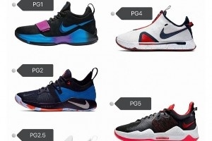 乔治历代签名鞋回顾！共计7款 如今PG1已复刻回归！