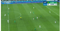 第64分钟，林良铭门前抢点破门，十人国安3-0英博